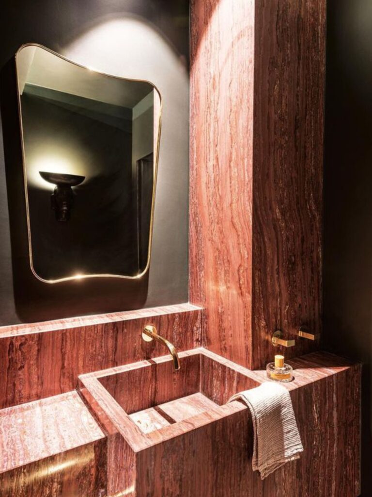 Red Travertine Marble in Kishangarh