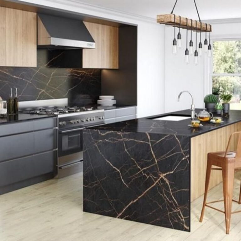 Black Gold Marble in Kishangarh