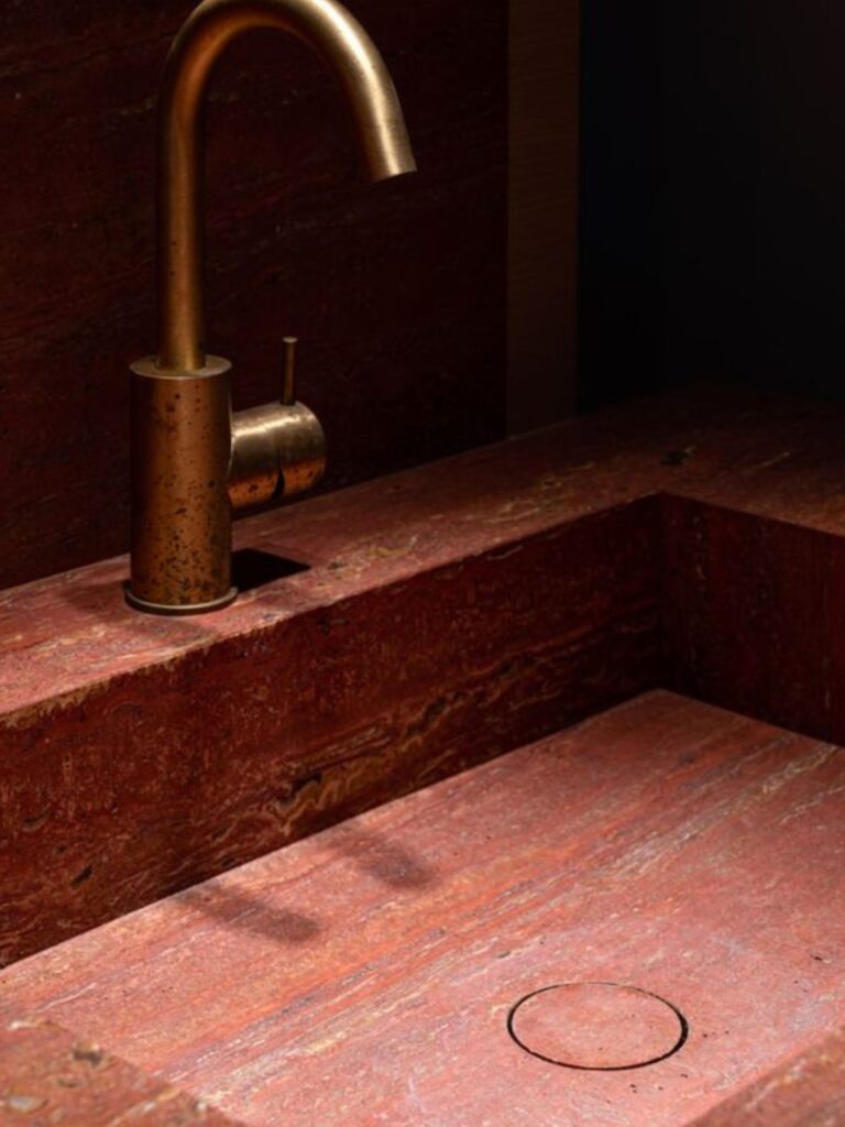 Red Travertine Marble in Kishangarh
