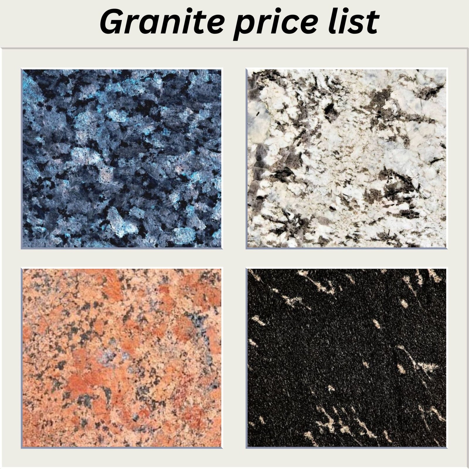 Kishangarh Granite Price List