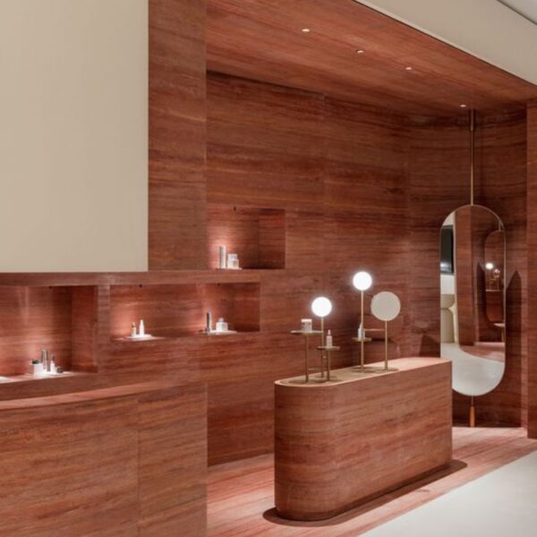 Red Travertine Marble