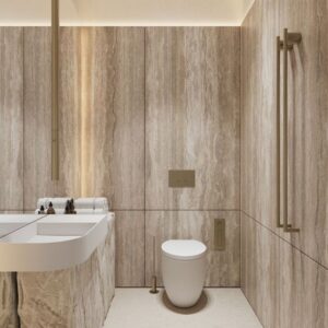Titanium Travertine Marble