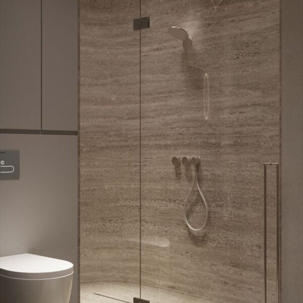 Titanium Travertine Marble