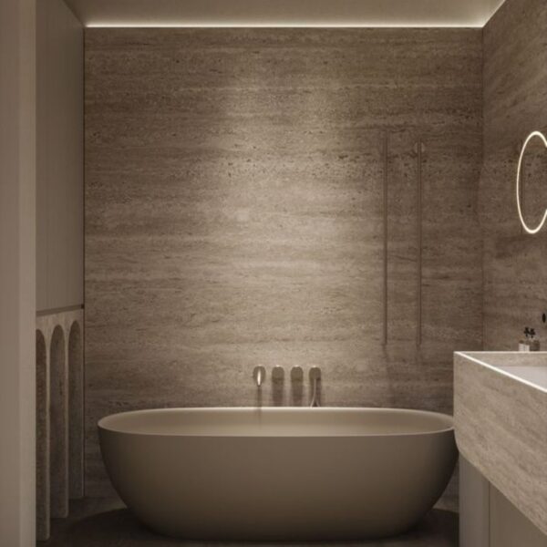 Titanium Travertine Marble
